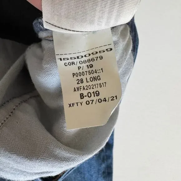 Abercrombie and Fitch Long 70s Flare Vintage High Rise Jean Medium Wash Size 28L - Picture 9 of 9